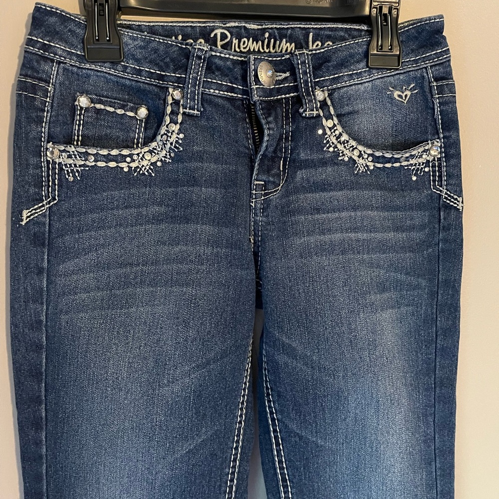 Justice Premium Girls Jeans 10R Simply Low Bootcut